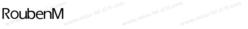 Rouben Medium字体转换